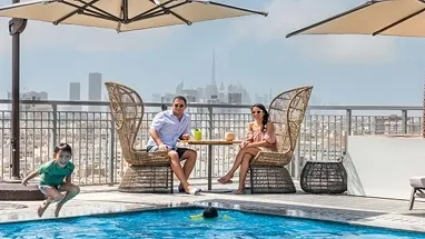 Aqua Pool Bar, Novotel Dubai Gold District